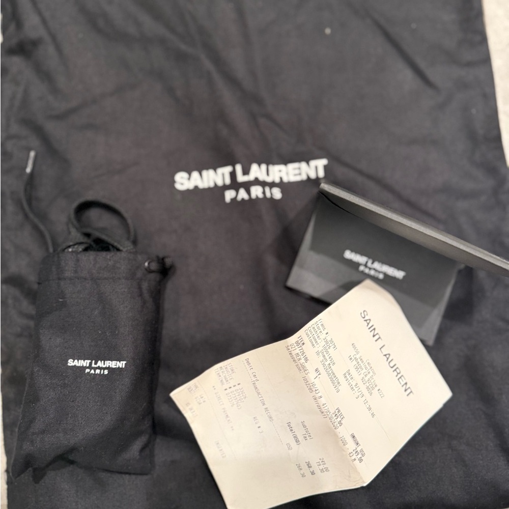 Saint Laurent Black High-Top Sneakers - Picture 6 of 6